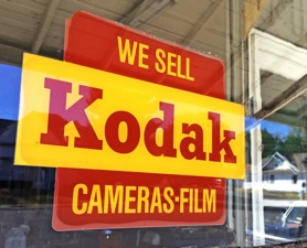 Kodak sign in Endicott WA general store, Endicott Wash., Kodak film, iPhoneography, Jeff King Photography