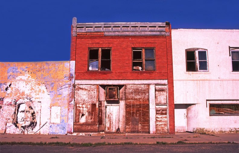 Shoshoni Wyoming, Shoshoni main street, Shoshoni WY, Nikon F5, Fuji Velvia 50, Jeff King Photography
