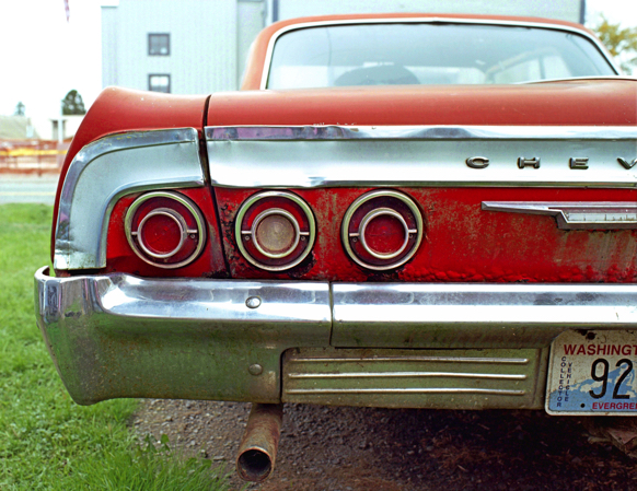 1964 Chevy Impala in Stanwood WA, Stanwood Wash., Silvana WA, Silvana Wash., Kodak Ektar 100, Jeff King Photography, classic Chevy