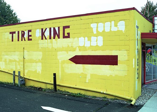 Tire King in Marysville, Marysville WA, Marysville Wash., Marysville State Street, Kodak Ektar 100, Mamiya 645, Jeff King Photography