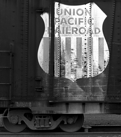 Pendleton Ore., Pendleton Oregon, Pendleton Oregon railyard, abandoned railcar, Union Pacific railcar, Kodak T-Max 400, Mamiya 645 Pro, Jeff King Photography