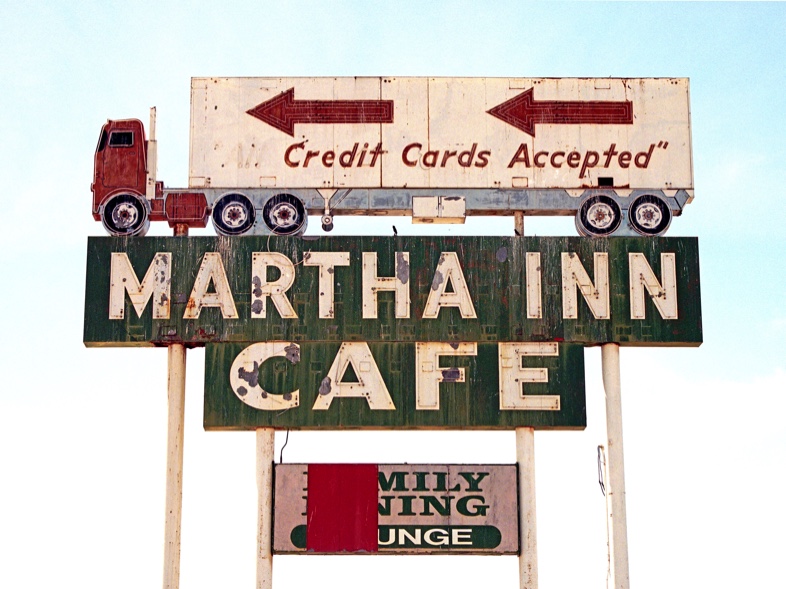 Martha Inn Cafe in George WA, George Wash., truck stop in George WA, Kodak Portra 400, Mamiya 645 Pro, Jeff King Photography