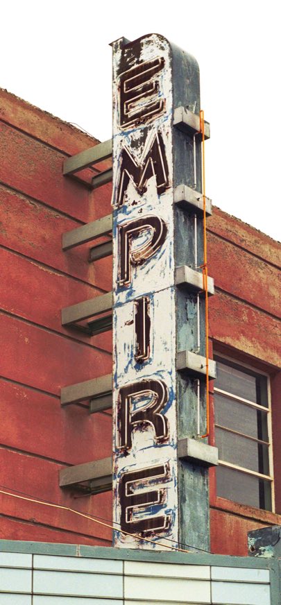 Empire Theater in Lind WA, Lind Wash., Lind WA, Empire Theatre in Lind WA, Palouse, Kodak Portra 400, Mamiya 645 Pro, Jeff King Photography