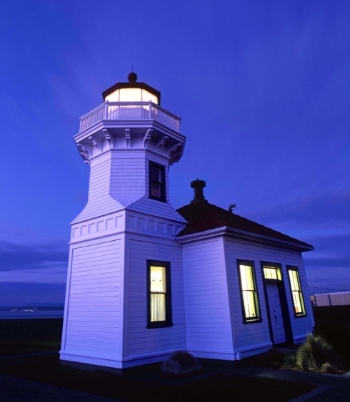 Mukilteo lighthouse, Mukilteo WA, Mukilteo Wash., Puget Sound, Fuji Provia 100F, Jeff King Photography
