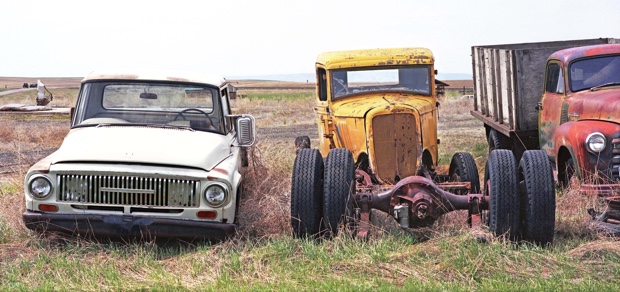 Withrow WA, Withrow Wash., Waterville Plateau abandoned cars, Kodak Portra 400, Jeff King Photography, Mamiya 645 Pro