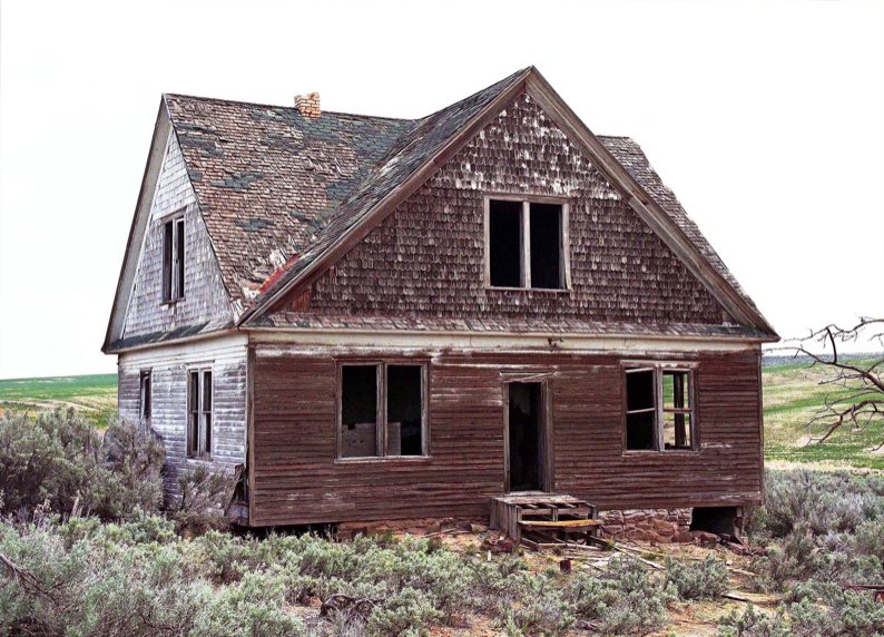 Waterville Plateau, Waterville Plateau wheat farm, Waterville Plateau farmhouse, Kodak Portra 400, Mamiya 645 Pro, Jeff King Photography