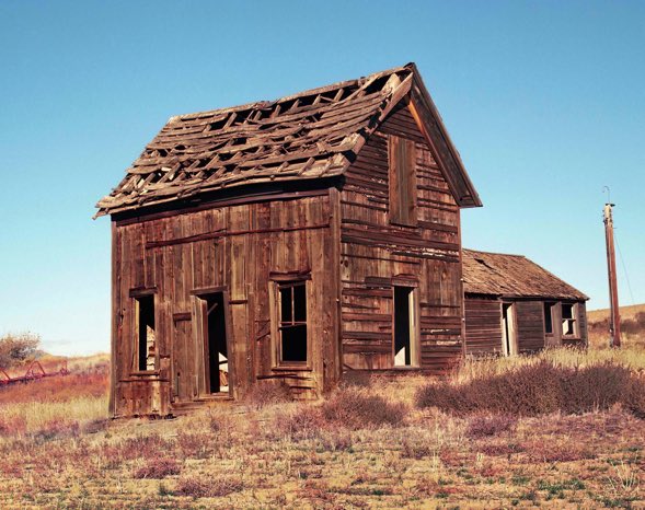 Waterville Plateau, Pioneer cabin on the Waterville Plateau, Waterville Plateau wheat field, Kodak Ektar 100, Jeff King Photography, Mamiya 645