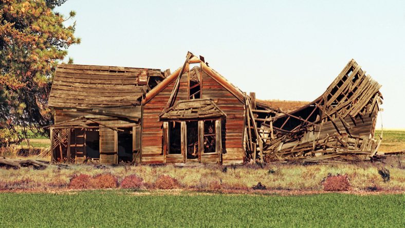 Waterville Plateau, Waterville WA, Waterville Wash., Pioneer home on Waterville Plateau, Waterville Plateau homestead, Kodak Ektar 100, Jeff King Photography, Mamiya 645