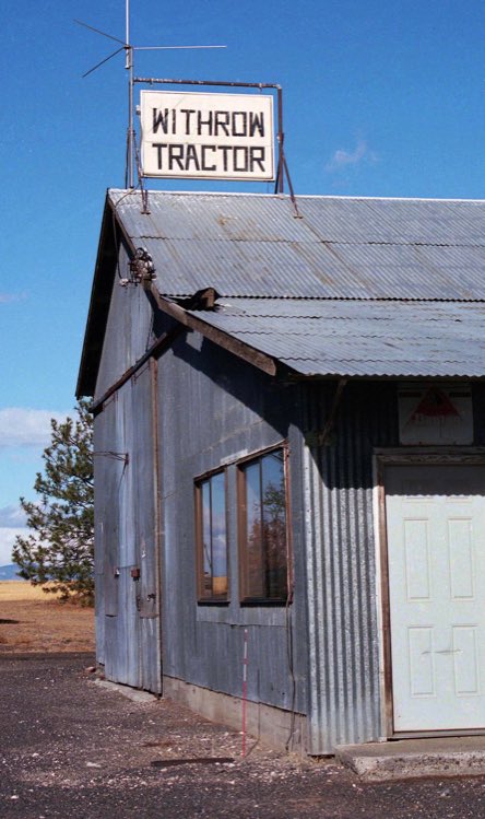 Withrow WA, Withrow Wash., Waterville Plateau, Withrow Tractor, Kodak Portra 400, Jeff King Photography