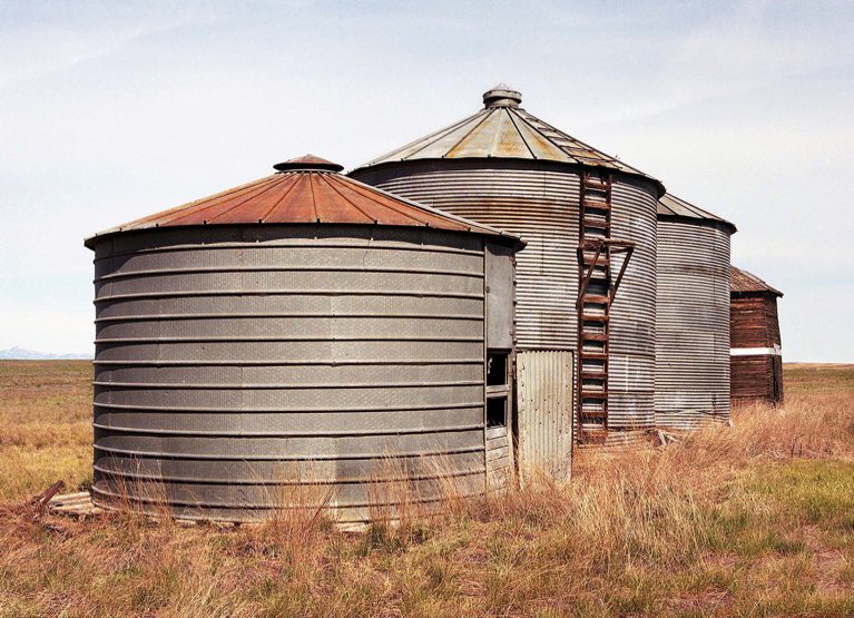 Waterville Plateau, Waterville Plateau grain silo, Waterville Plateau windmill, Kodak Portra 400, Mamiya 645, Jeff King Photography