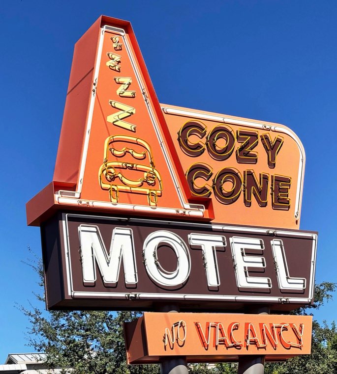 Disney Land, California Adveture,  Cozy Cone Motel theme ride, Jeff King Photography