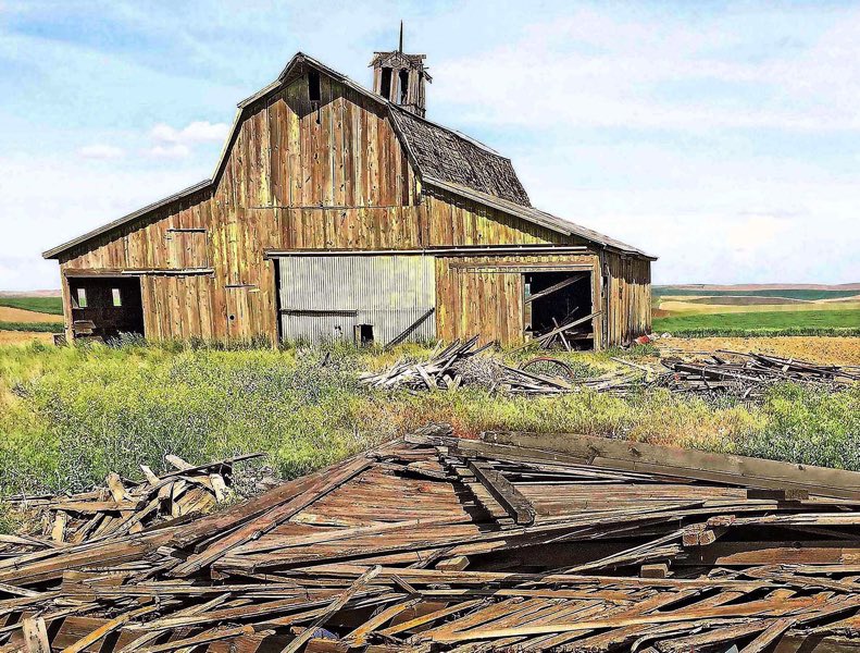 Washtucna Barn in Washington state