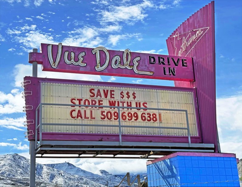 Vue Dale Drive-In, Wenatchee's Vue Dale Drive In, Jeff King Photography