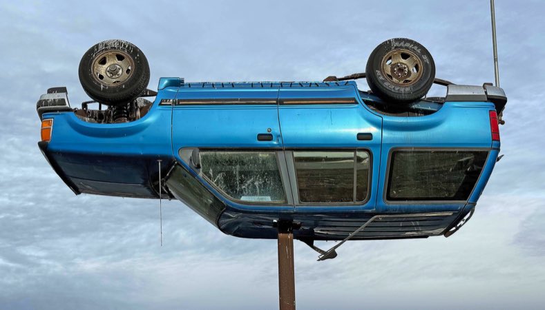 Retired vehicle near in the town of Quincy WA