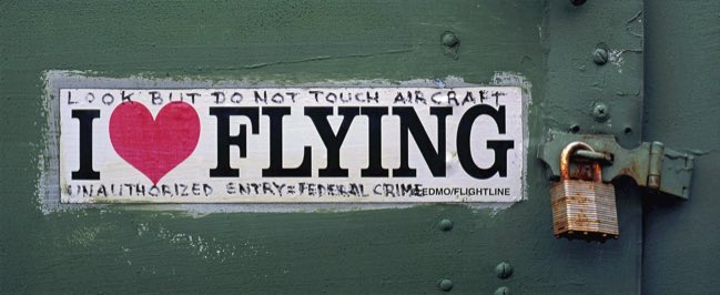 Pattons Ace In Hole, I Love Flying, Arlington Airport, Fuji Provia 100F, Jeff King Photography
